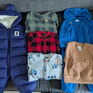 NWOT Baby Boy Winter Lot Of Clothes Size 3-6 Months